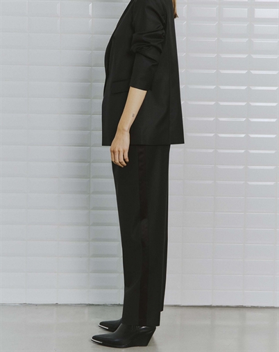 Withblack - Adele WBL Tailored Tuxedo Bukser - Black